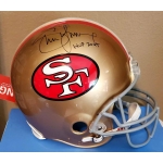Steve Young signed San Francisco 49ers Full Size Proline Football Helmet JSA Authenticated